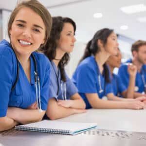 Students preparing for their UK Medicine MMI Interview on course